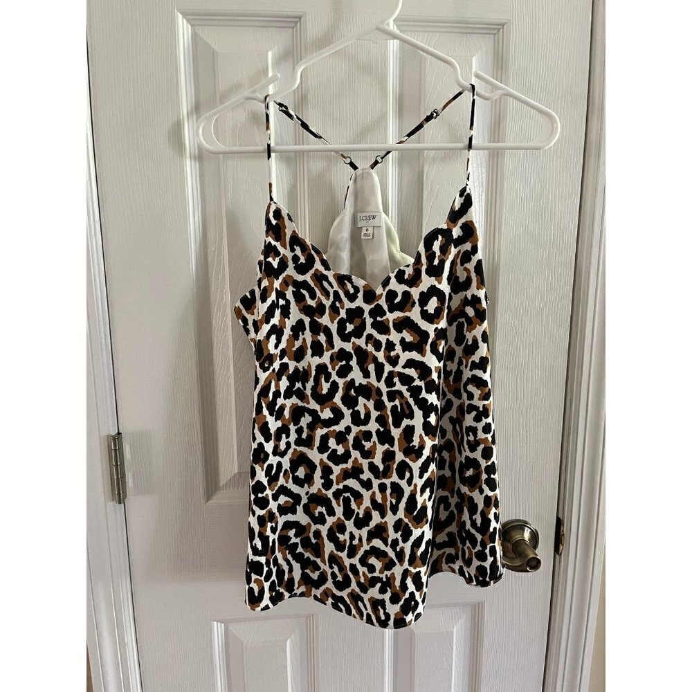 J. Crew Leopard Tank top